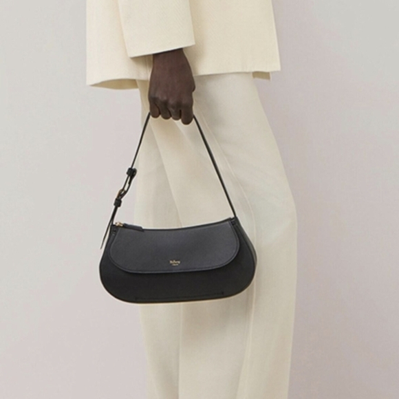 Mulberry Handbags - Mulberry Leather Clovelly Shoulder Bag